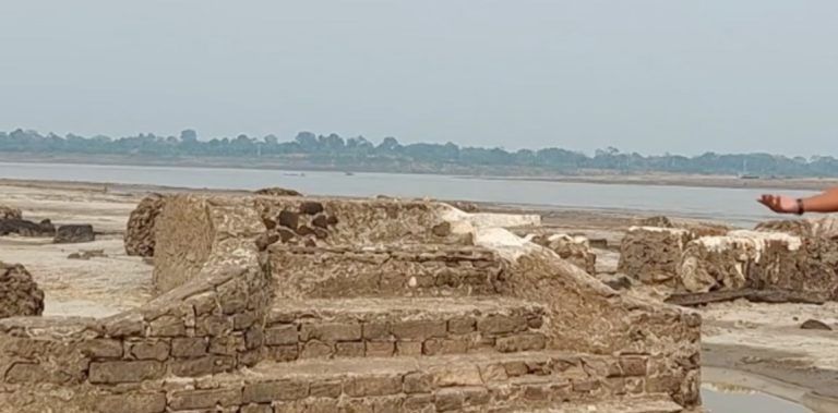 Seca do rio Solimões revela ruínas da época colonial portuguesa no Amazonas