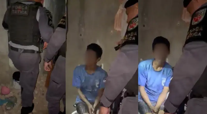 Vídeo: homem é sequestrado por dívida de R$ 140 com tráfico de drogas