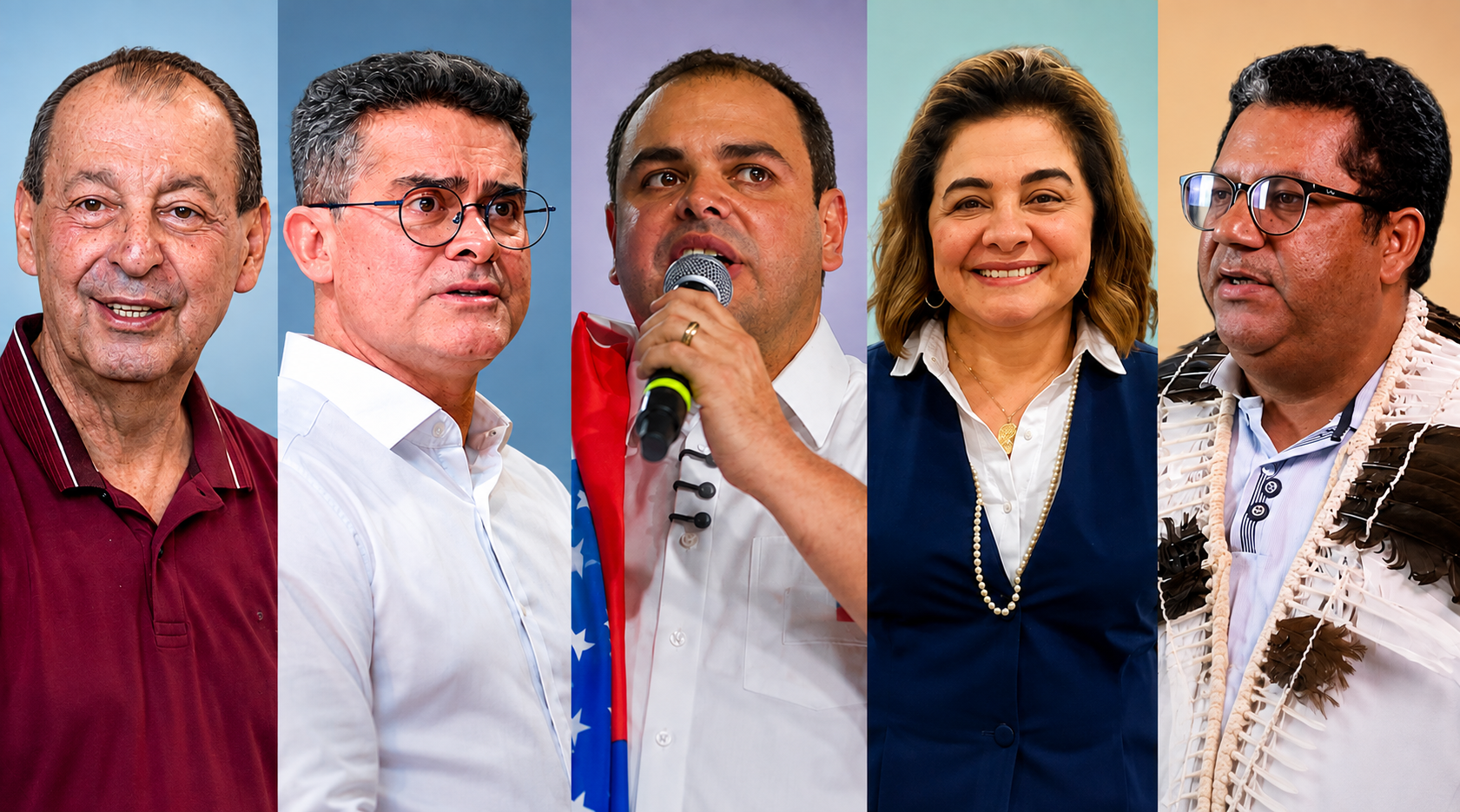 Eleições: debate reúne cinco candidatos ao Governo do Amazonas neste domingo (9)