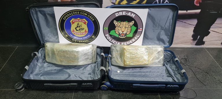 PF prende passageiras com drogas no Aeroporto Eduardo Gomes