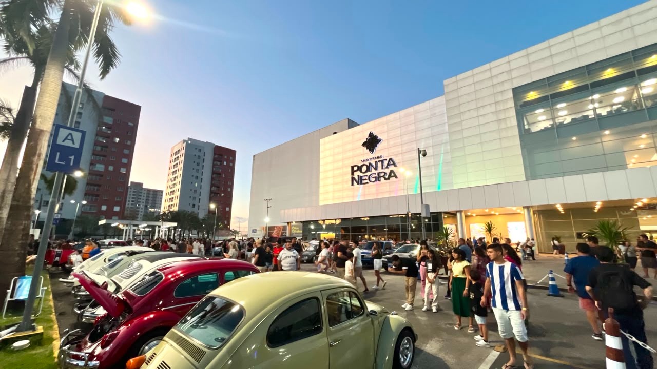 Encontro de carros antigos reúne clássicos neste domingo no Shopping Ponta Negra