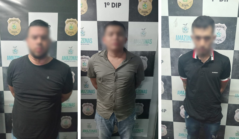 Vídeo: Trio é preso por furtos de carros em Manaus usando 'chapolin'