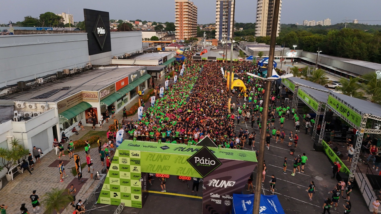 Atletas inscritos na Pátio Gourmet Run devem retirar kit nesta sexta-feira (14) e sábado (15)