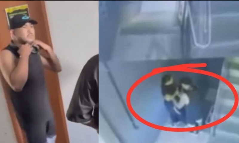 Vídeo: homem é preso em Manaus por perseguir e agredir ex-mulher no local de trabalho