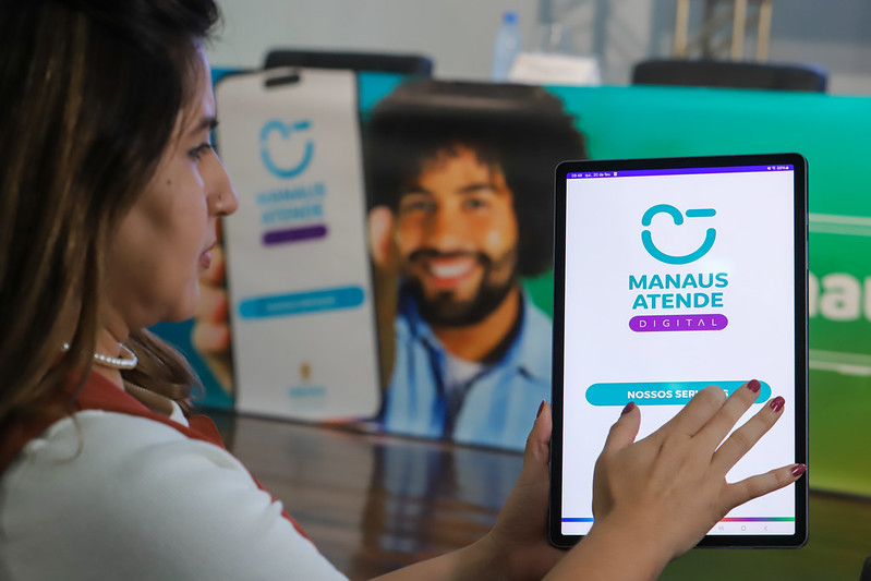 Prefeitura lança app “Manaus Atende Digital” para modernizar serviços municipais