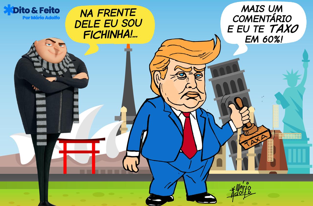 Dito & Feito: SÓ BOLSONARISTA IDOLATRA TRUMP – Rejeição ao presidente dos EUA dispara no Brasil