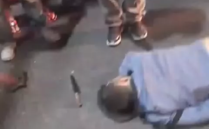 Veja o momento em que PM atira em suspeito que assaltou a linha 600 em Manaus