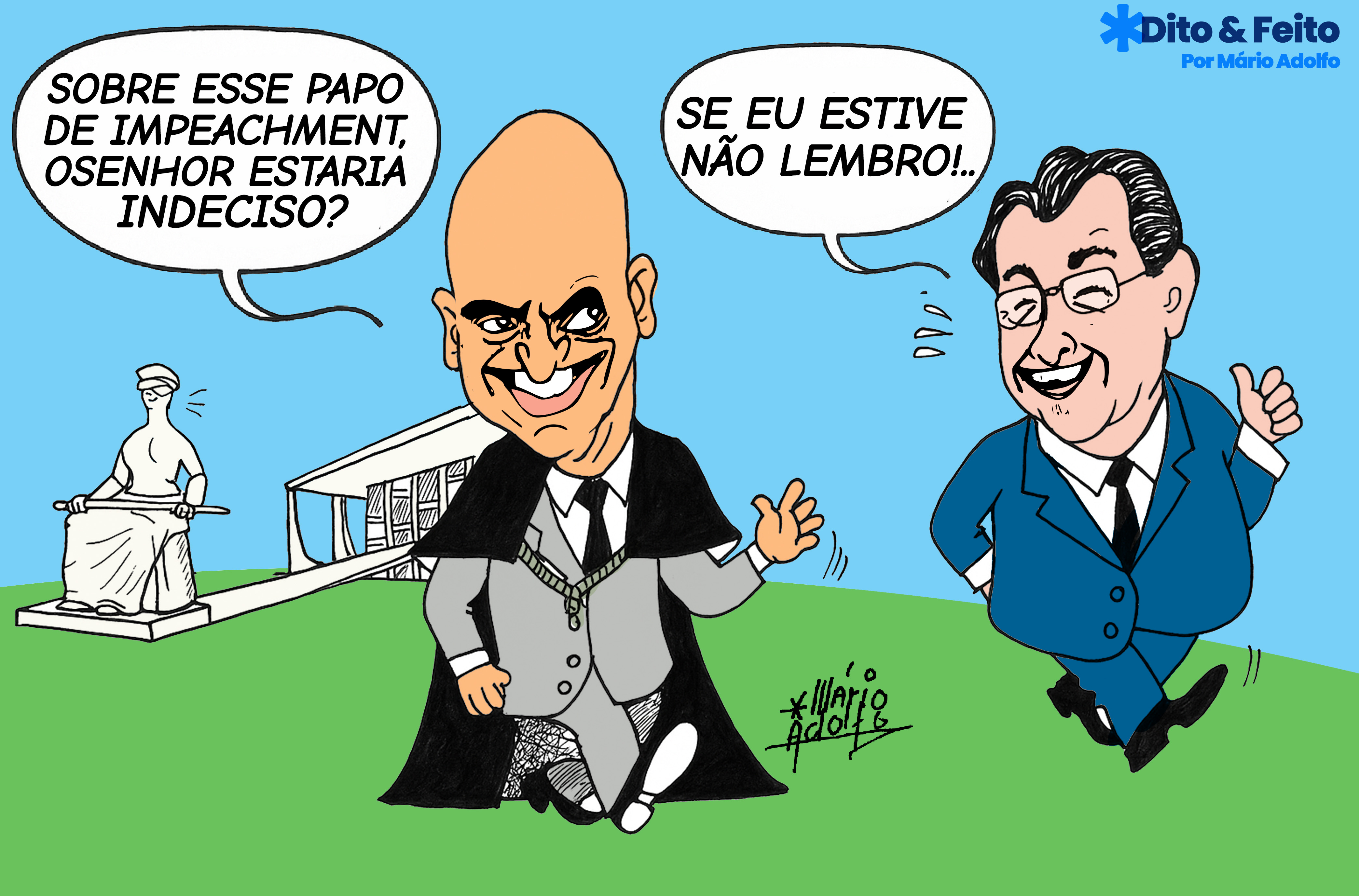 Dito & Feito - INDECISO NADA! – Eduardo Braga não assina pedido de impeachment de Alexandre de Moraes
