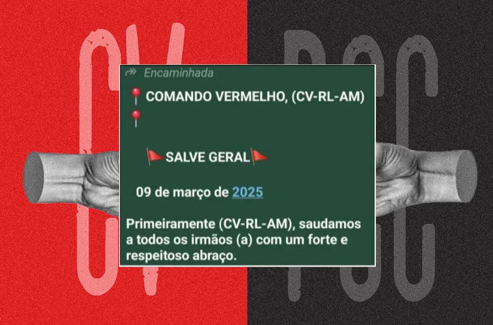 Comunicado na internet aponta que CV e PCC selaram paz no Amazonas