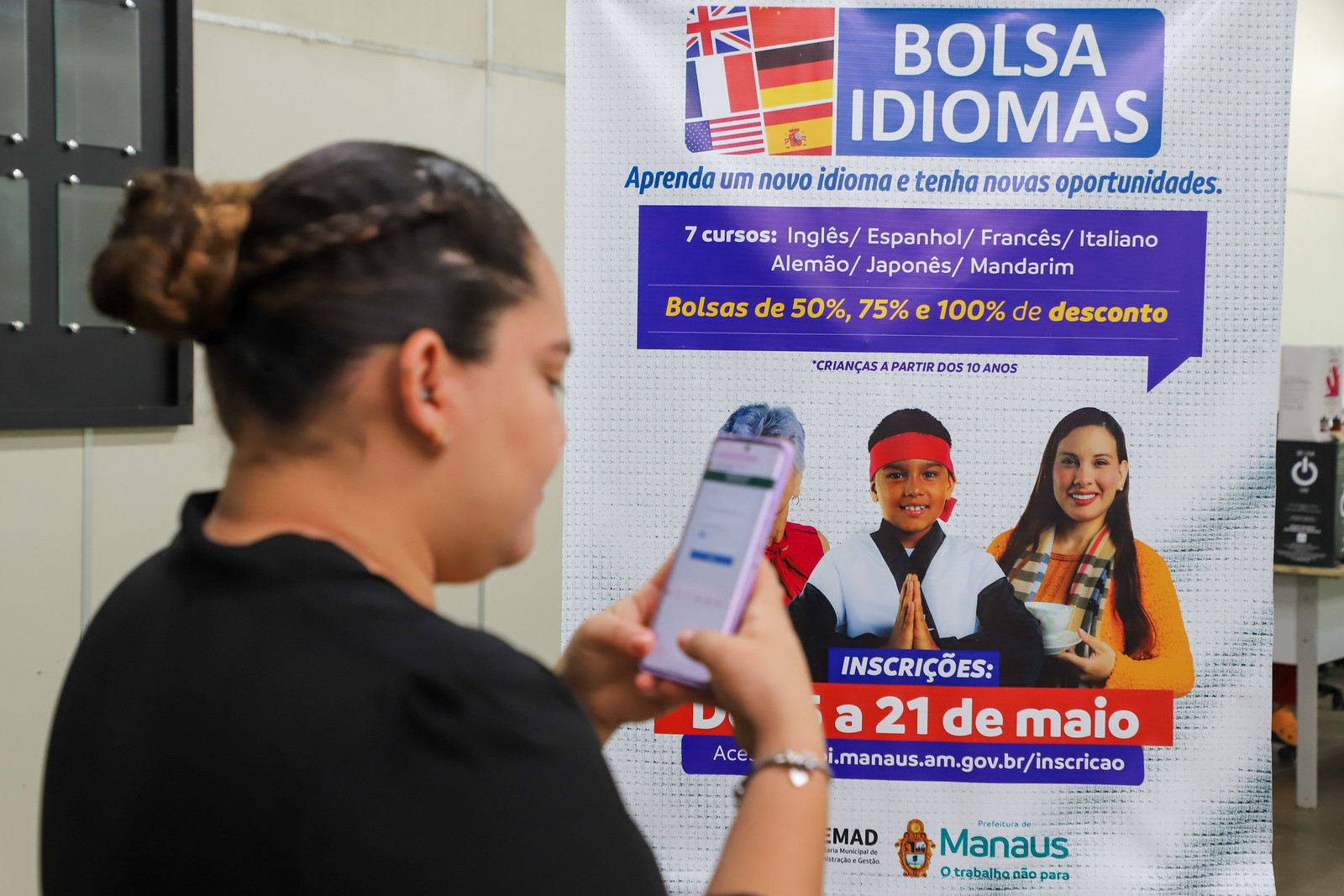 Inscrições para o Programa Bolsa Idiomas começam nesta quinta-feira