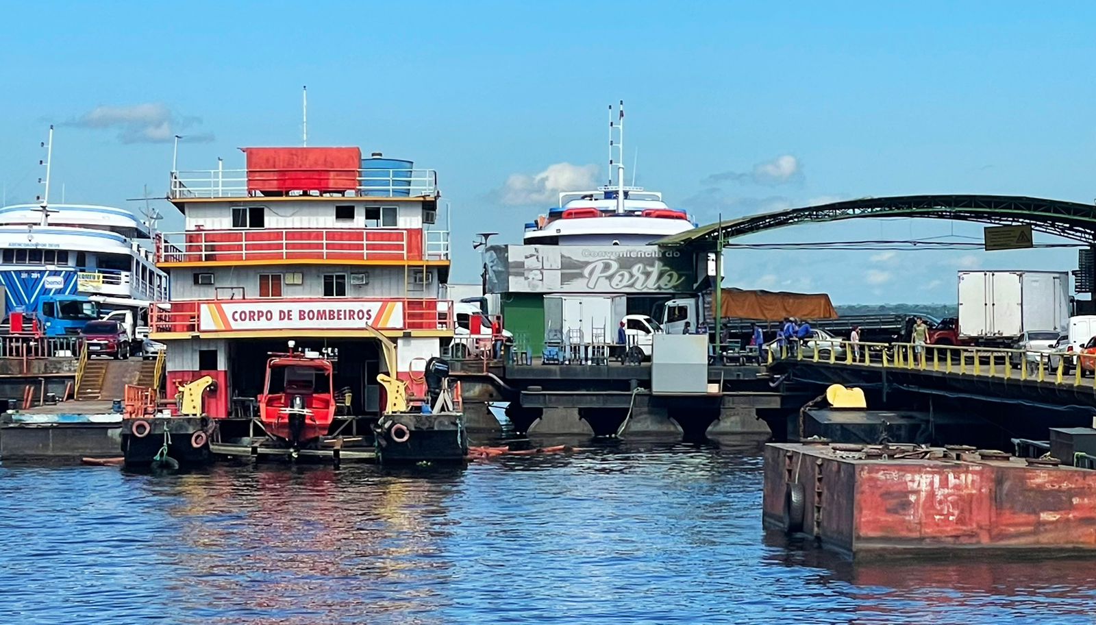 Base Fluvial do Corpo de Bombeiros passa a funcionar no Porto de Manaus