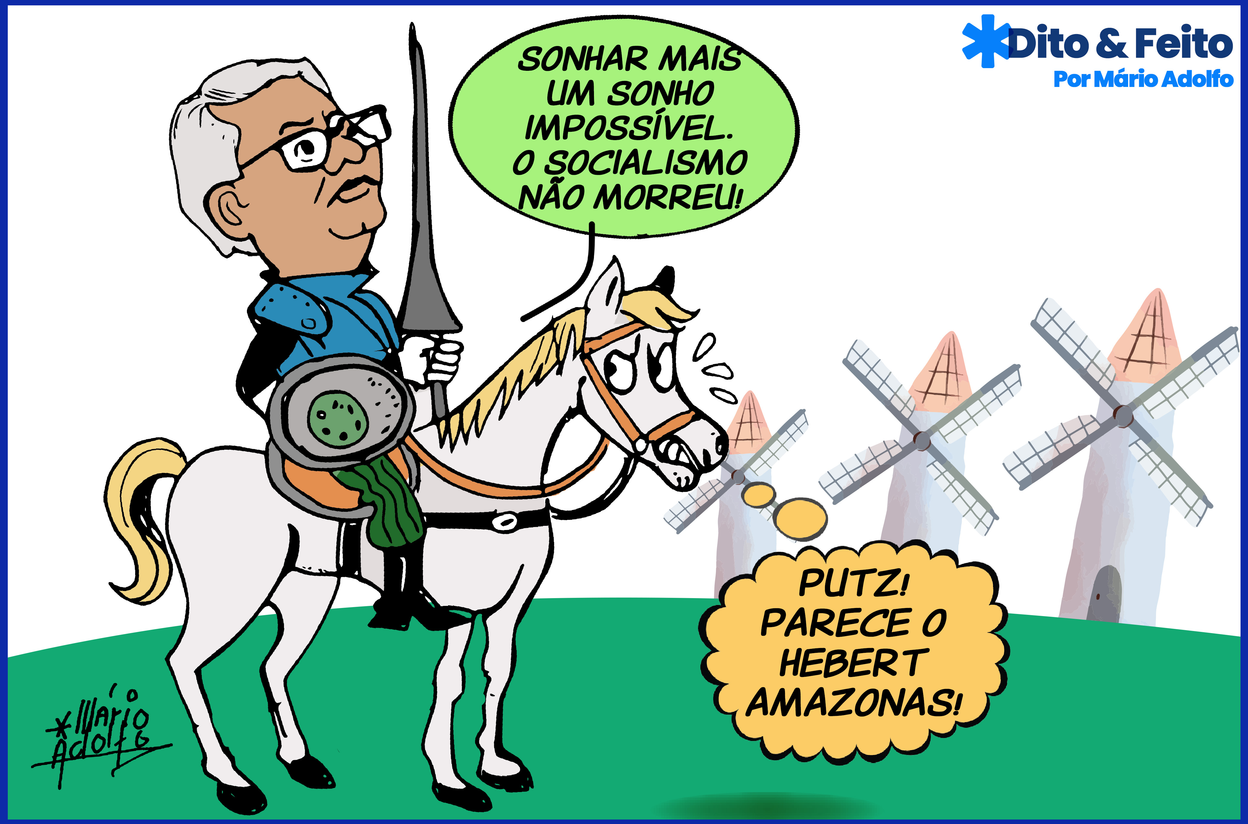 Dito & Feito: GILBERTO VASCONCELOS – “A extrema direita cresceu na traição dos partidos de esquerda!”