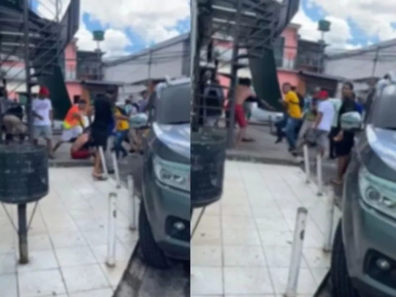 'Gente tão amassando o ladrão'; caso aconteceu na zona Sul de Manaus