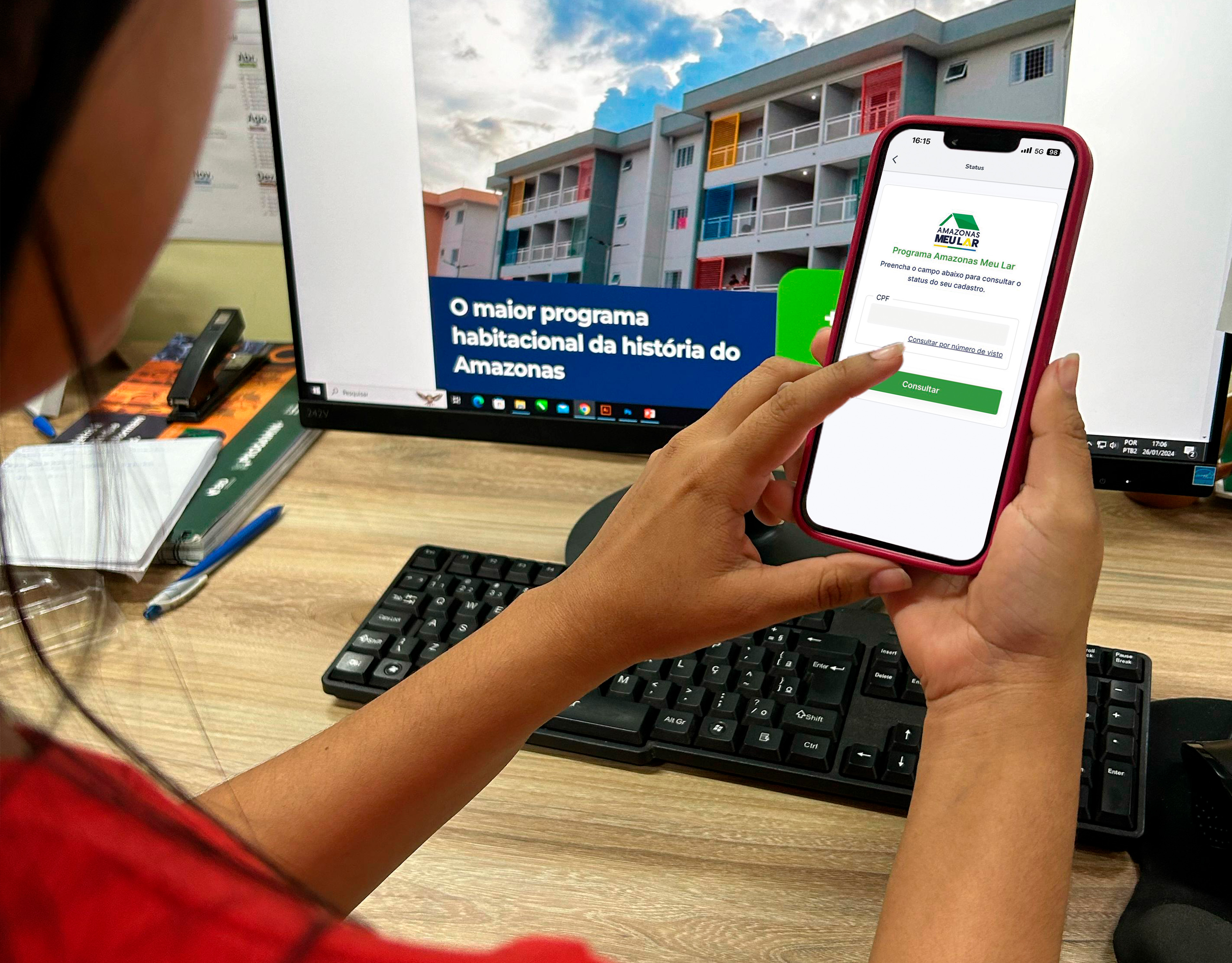 Amazonas Meu Lar estende prazo para correção de dados até o dia 15 de fevereiro