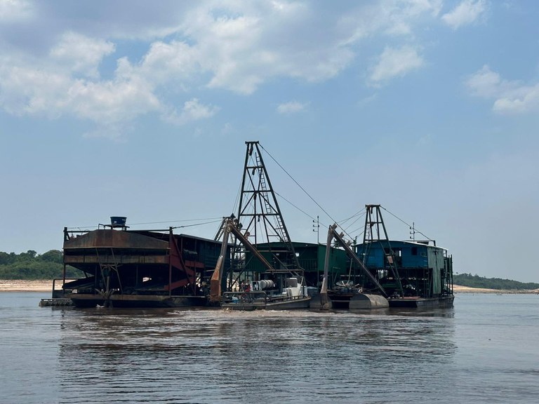 MPF recomenda ação emergencial contra garimpo ilegal no Rio Madeira