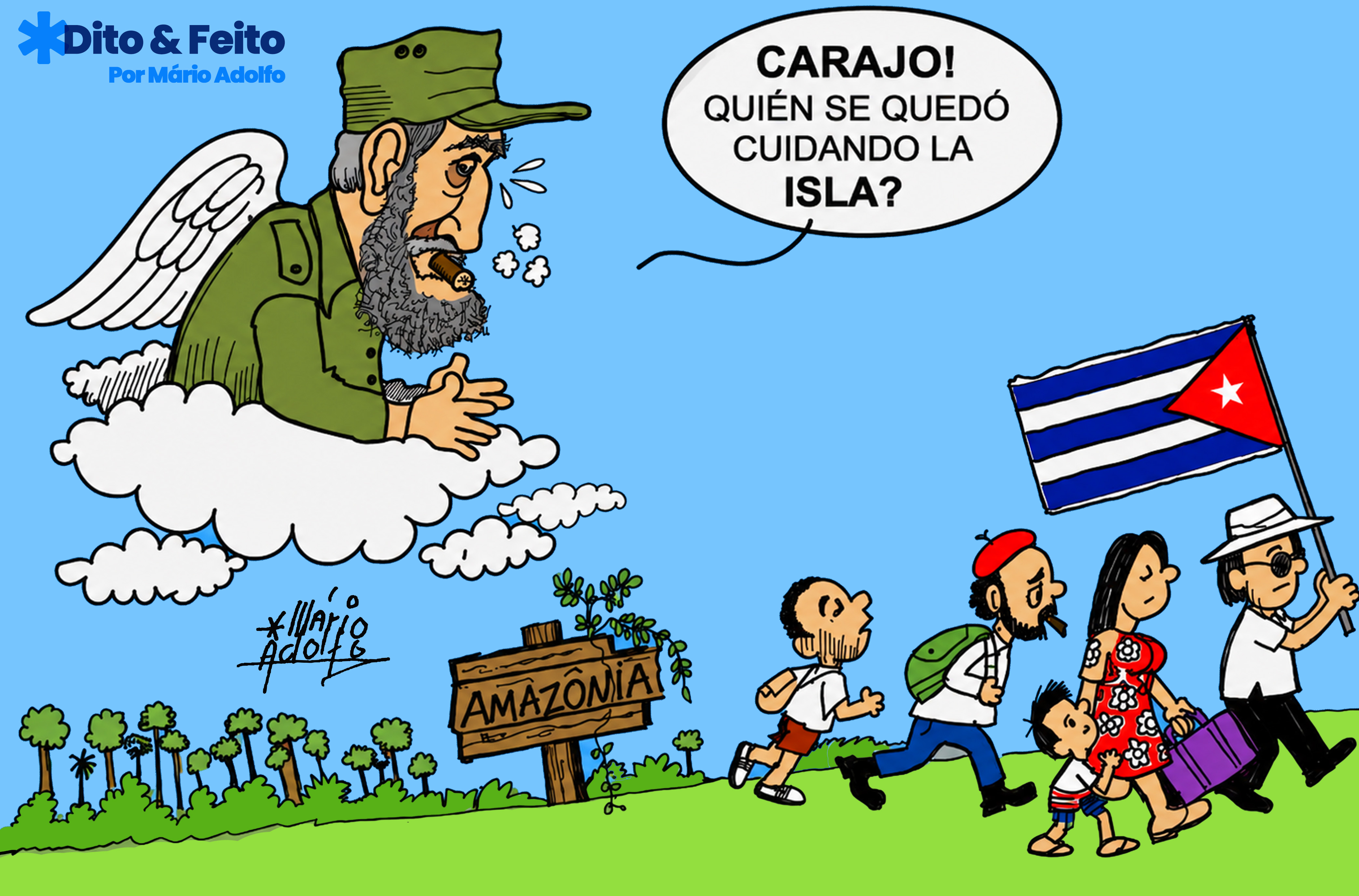 Dito & Feito: OS CUBANOS ESTÃO CHEGANDO