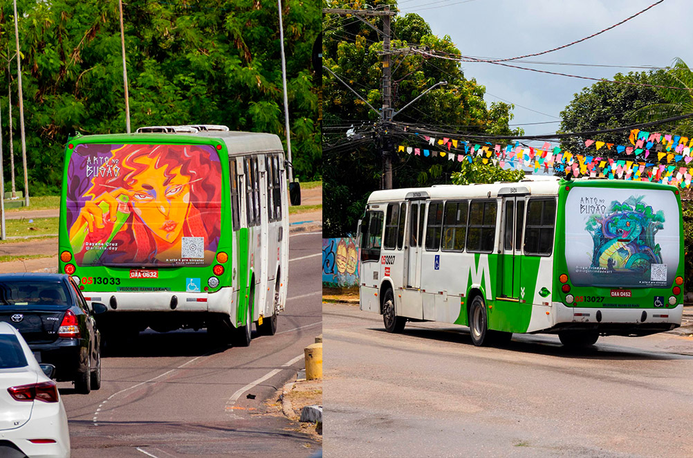 Arte no Busão abre inscrições para segunda edição e levará obras de artistas amazonenses às ruas de Manaus