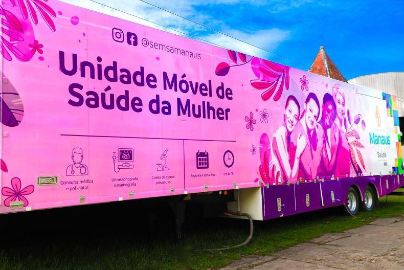 Prefeitura de Manaus informa locais de atendimento das Unidades Móveis de Saúde da Mulher