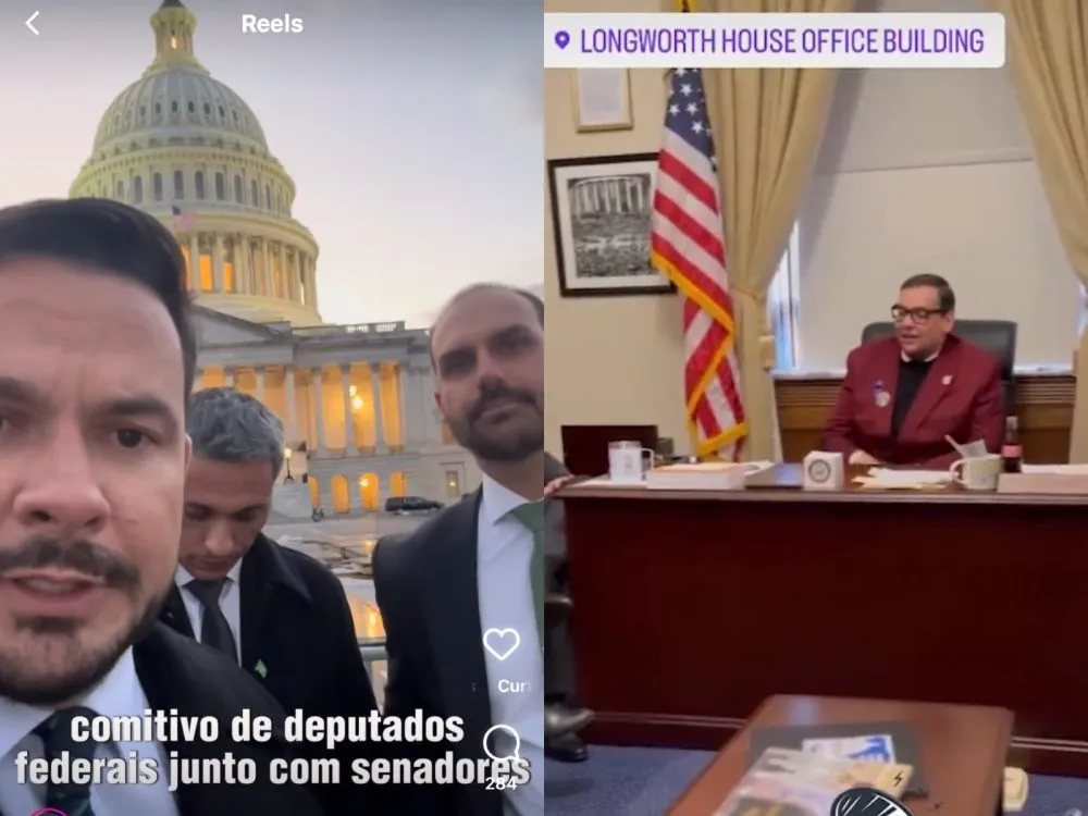 Nos EUA, Alberto Neto se reúne com deputado estelionatário para falar de ‘liberdade de expressão’