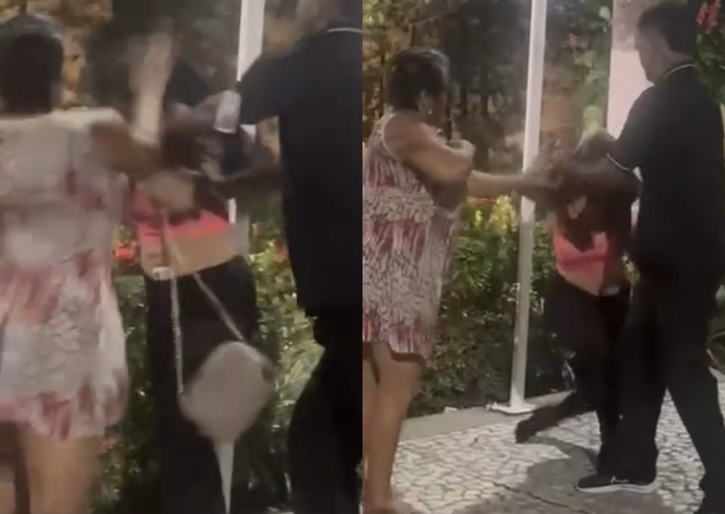 Vídeos: Mulheres saem no soco em frente à faculdade em Manaus