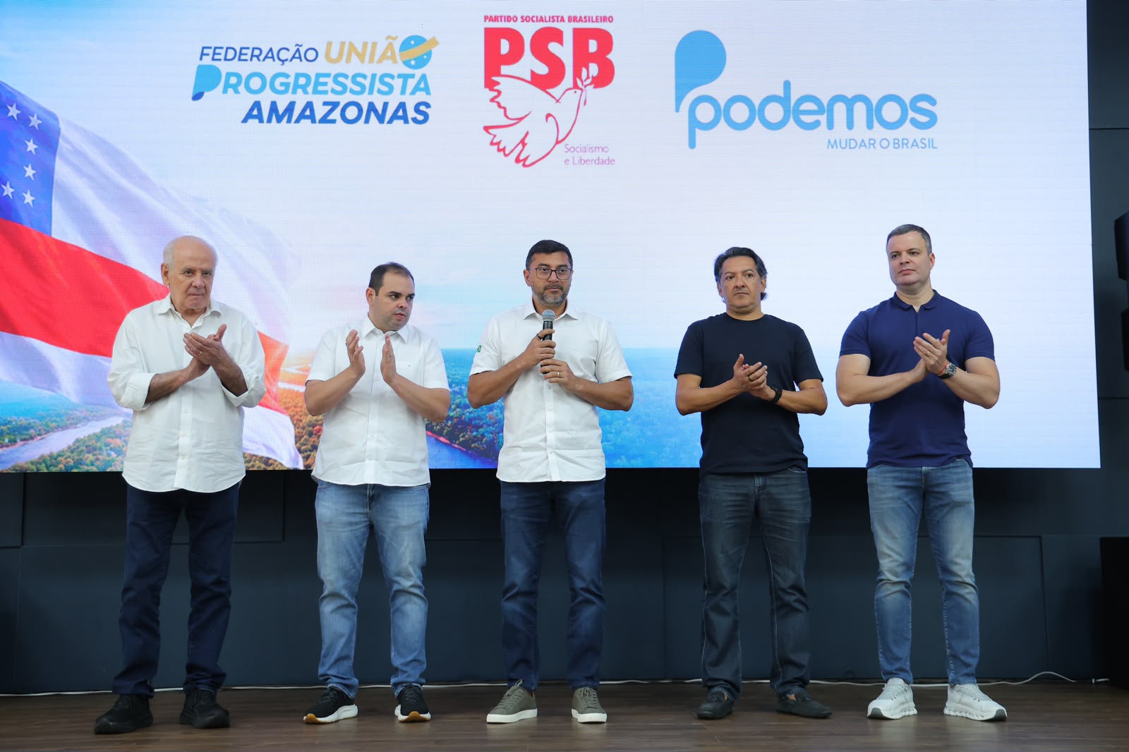 Federação União Progressista, PSB e Podemos anunciam convenção para o dia 4 de agosto em Manaus