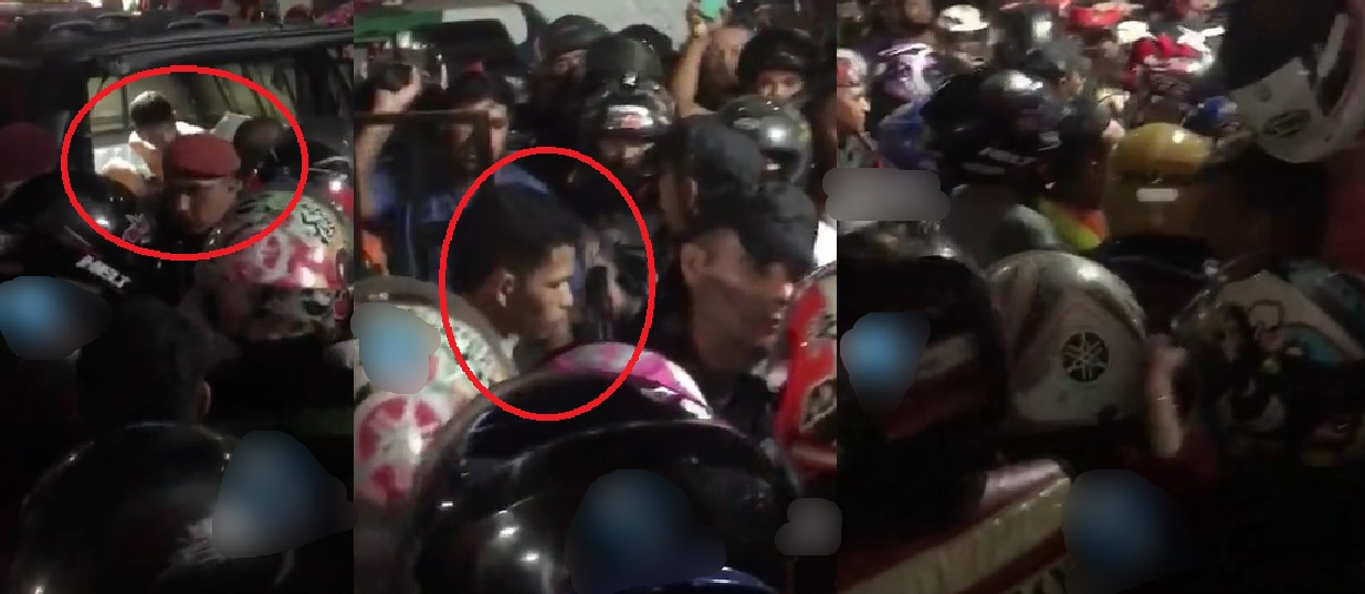 Vídeo: Mototaxistas tentam invadir delegacia para linchar suspeito de roubos