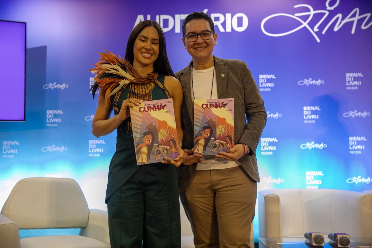 UEA lança HQ 'As aventuras da Cunhã' na Bienal do Livro 2025