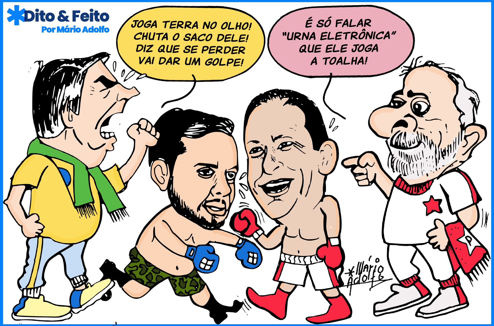 Dito & Feito: ESQUERDA VERSUS DIREITA