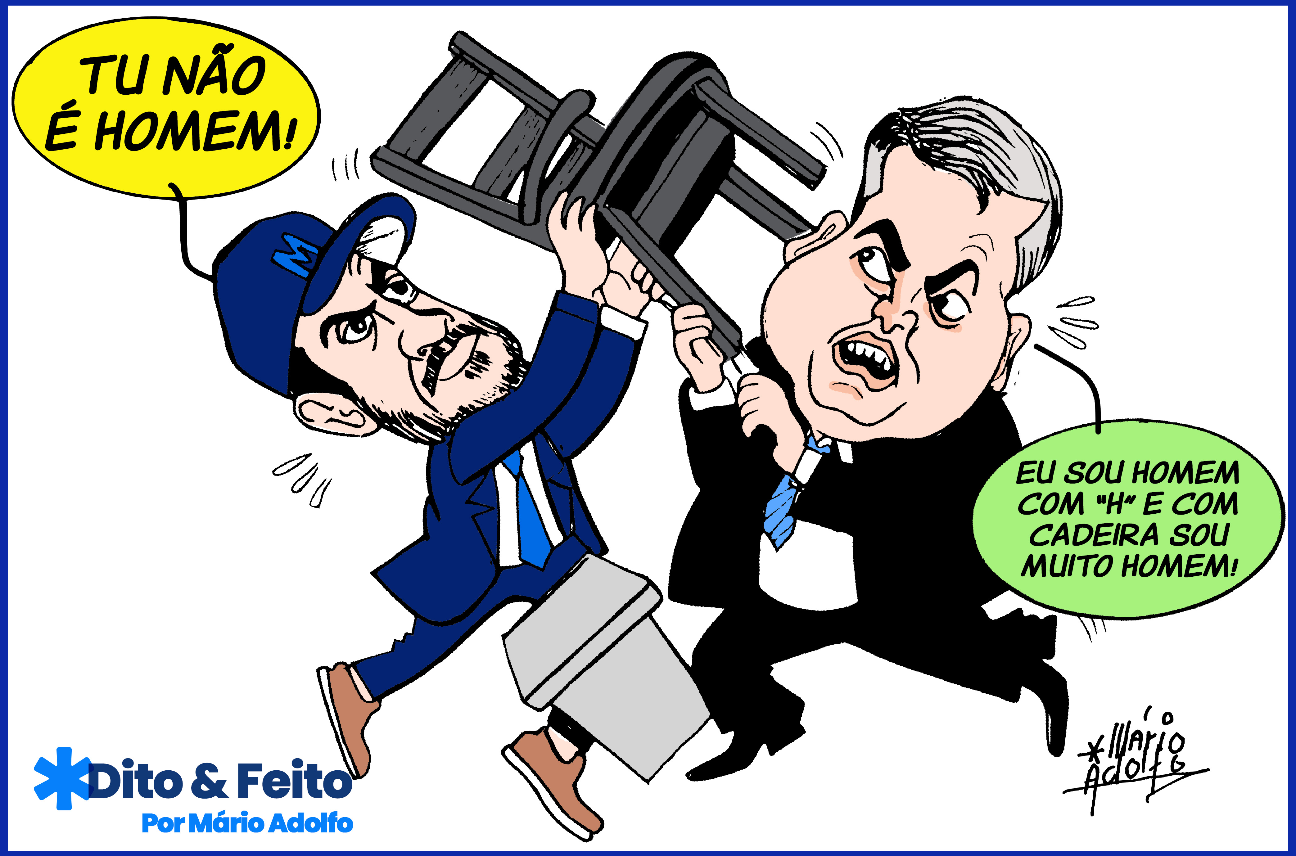 Dito & Feito: TELA QUENTE – A verdade sobre a cadeirada de Datena em Marçal