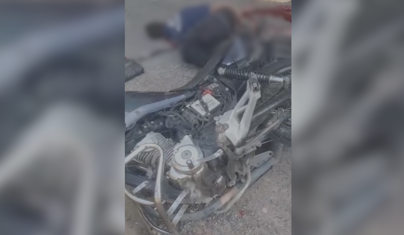 Vídeo: motociclista morre após ser atingido por carreta no Distrito Industrial