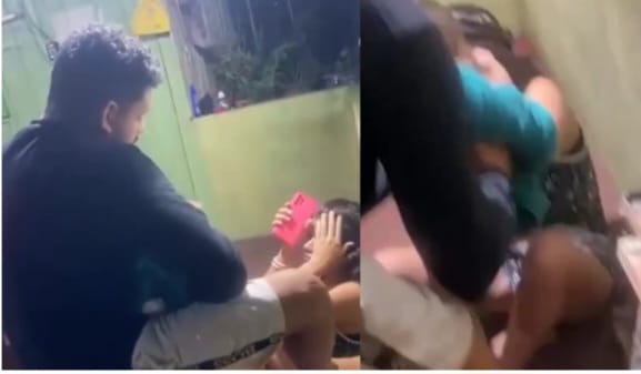 Vídeo: Homem agride mulher com bebê no colo no Amazonas
