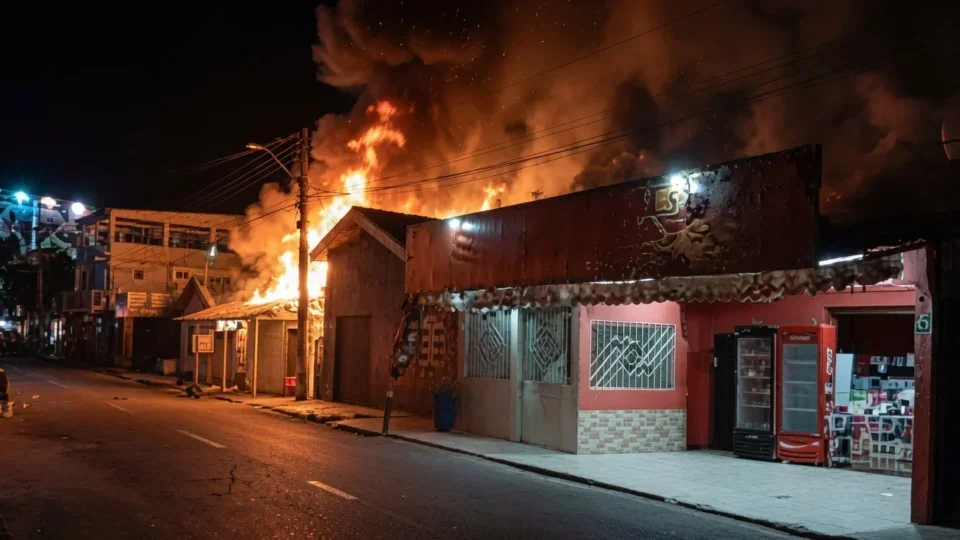 Vídeo: incêndio destrói estância em Parintins