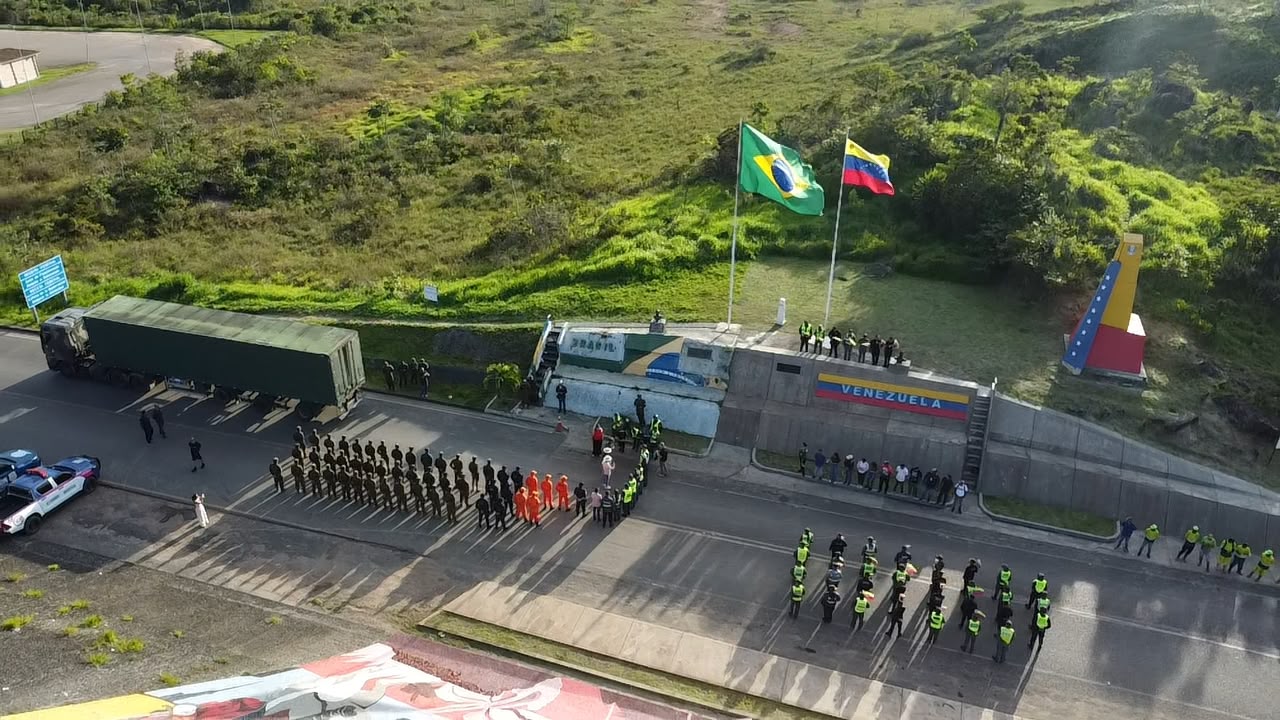 Ajuda humanitária de Manaus começa a ser distribuída na Venezuela