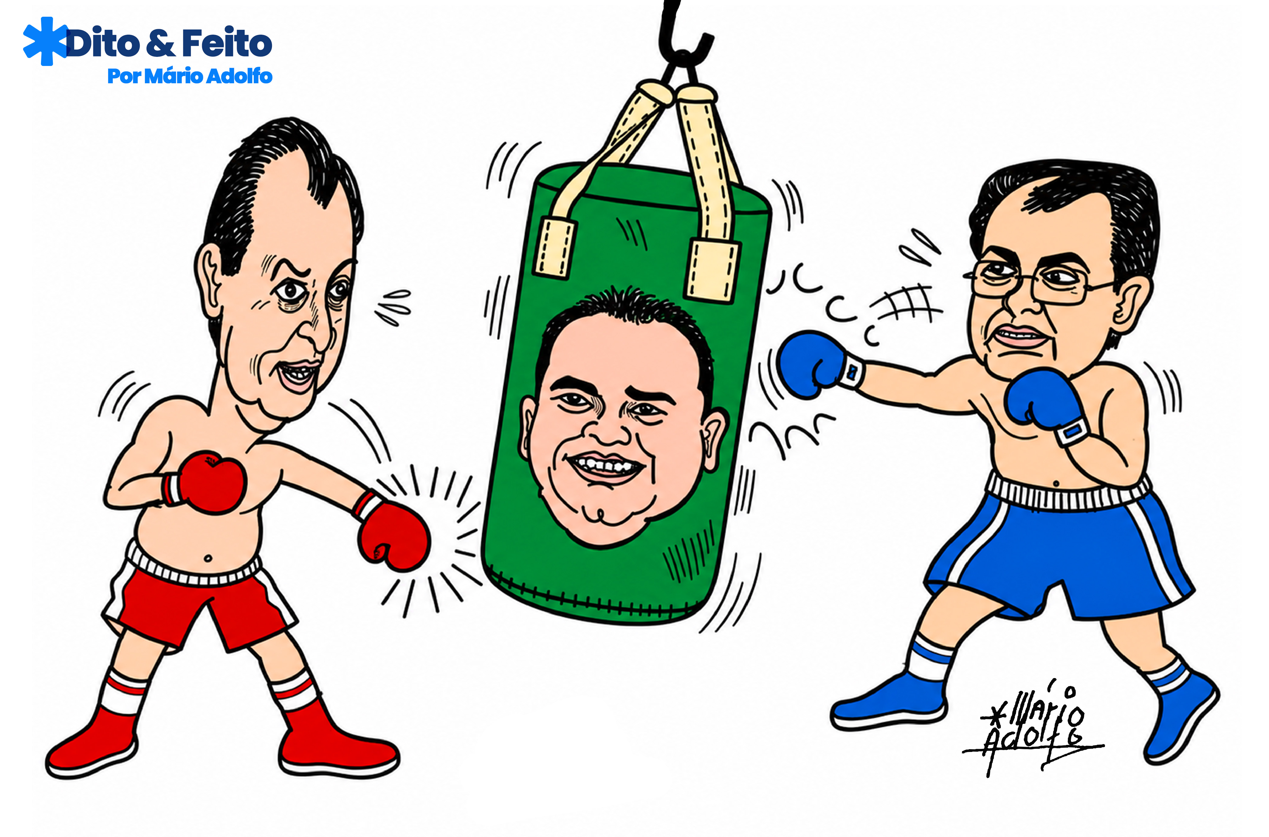 Dito & Feito - Governador vira o alvo no período pré-eleitoral