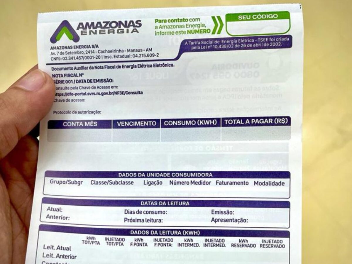 Reajuste da conta de luz será de 3,79% para 99,65%% dos amazonenses