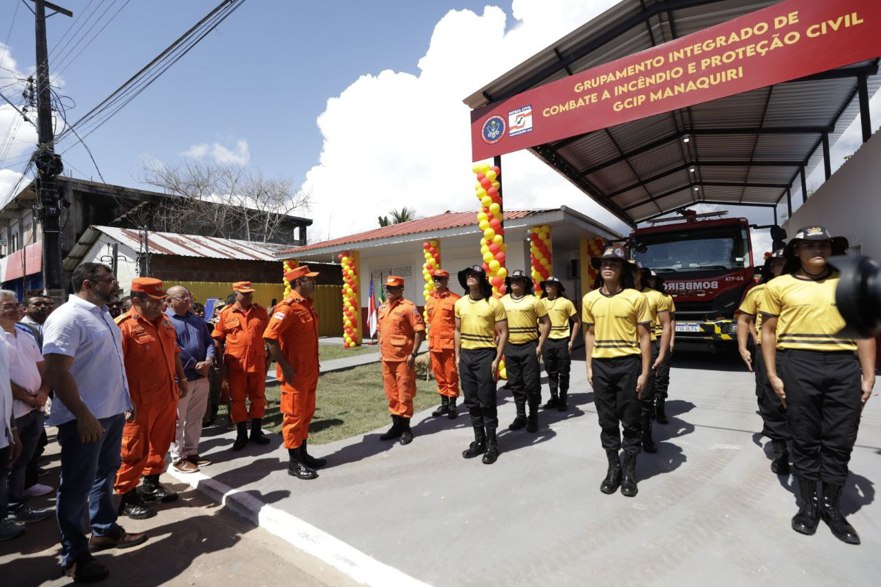 Novo grupamento dos Bombeiros é inaugurado em Manaquiri