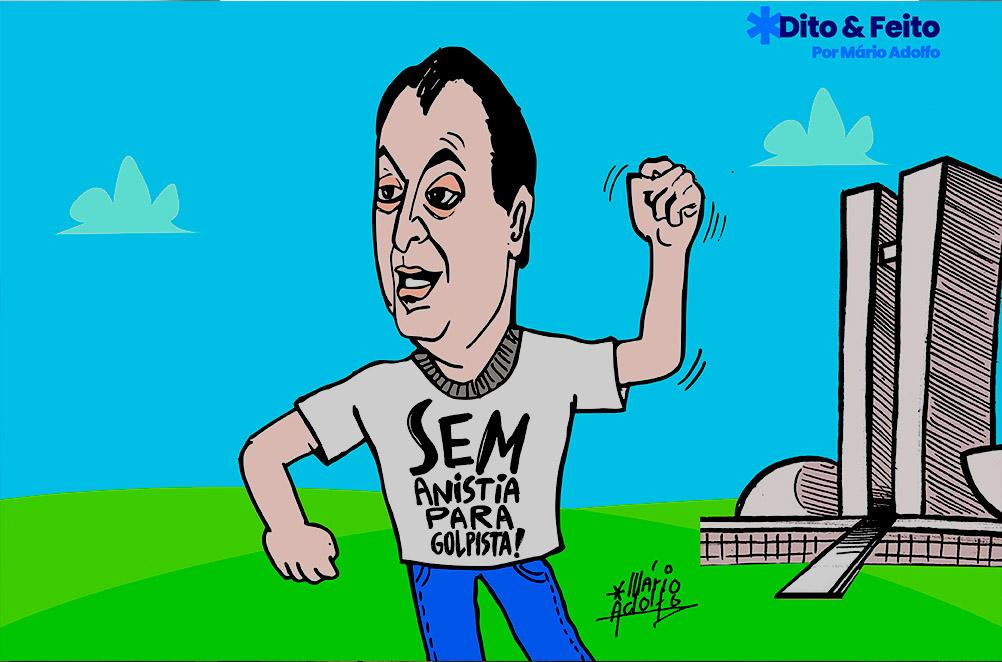 Dito & Feito - OMAR AZIZ: 'Defender anistia a golpistas só interessa a quem tem medo de ser preso'