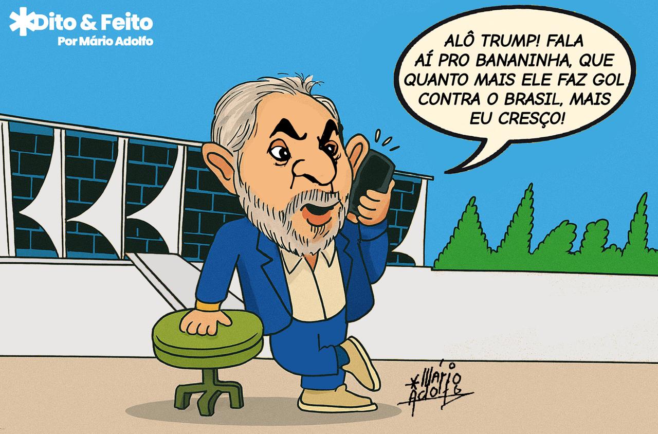 Dito & Feito: LULA VIRA O JOGO – Depois do elogio de Trump, popularidade de Lula dispara