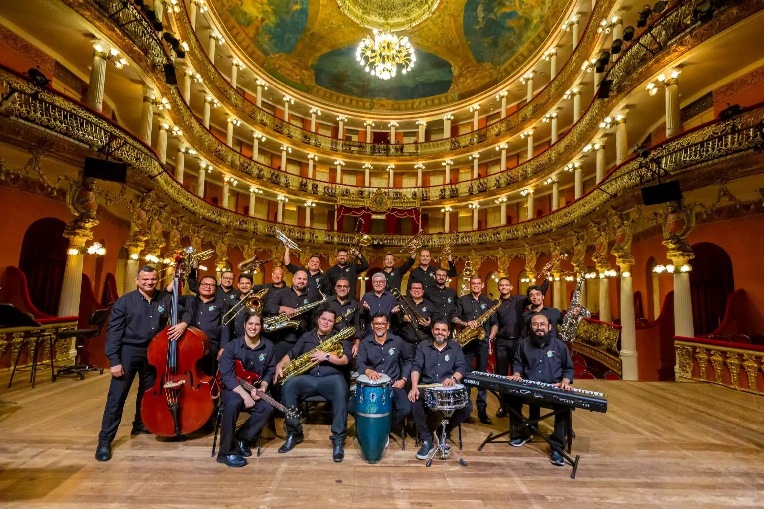 Amazonas Band presta tributo a Maestro Branco e Hermeto Pascoal em concerto no Teatro Amazonas