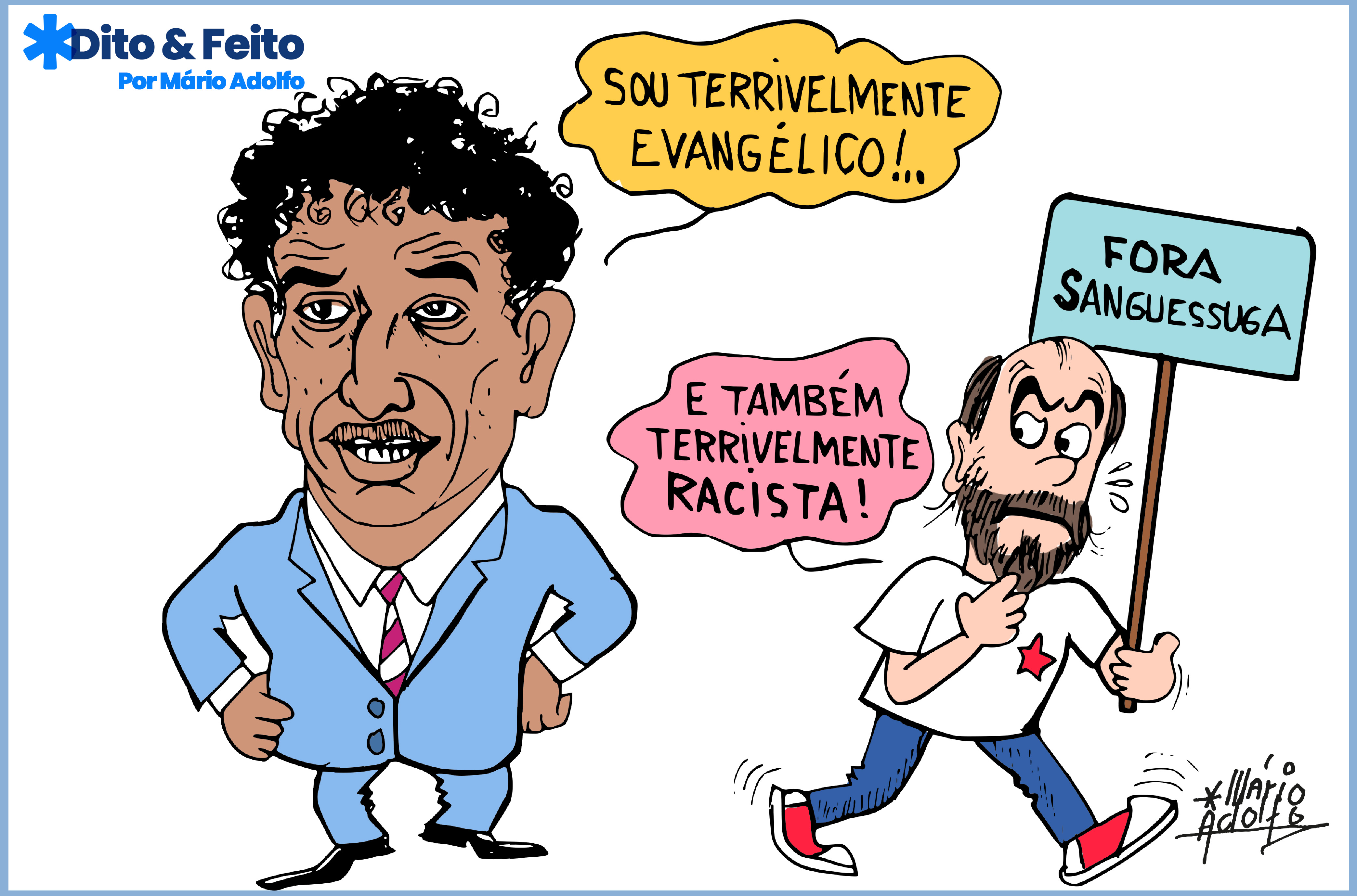 Dito & Feito: Quem és tu? Magno Malta tem moral para chamar alguém de desonesto?