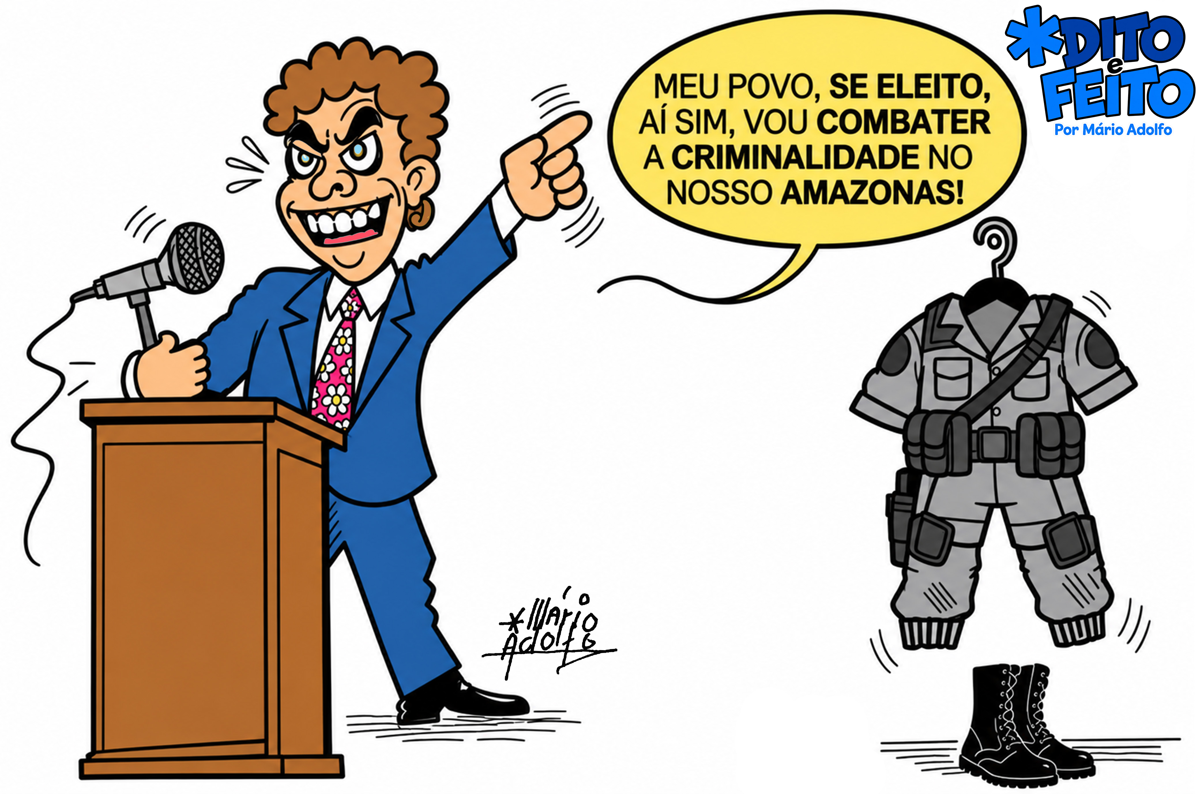 Dito & Feito - Pelotão de militares, policiais e delegados deixa corporação para virar políticos