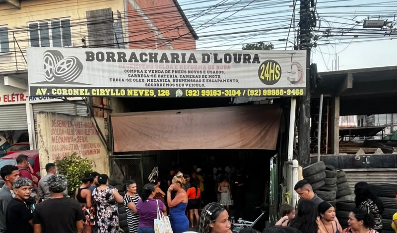 Mulher é encontrada morta dentro de borracharia no bairro Compensa