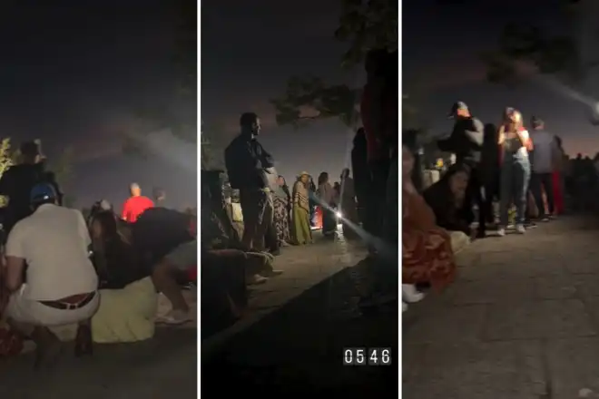 Vídeo: turistas ficam presos em mirante durante tiroteio no Rio de Janeiro