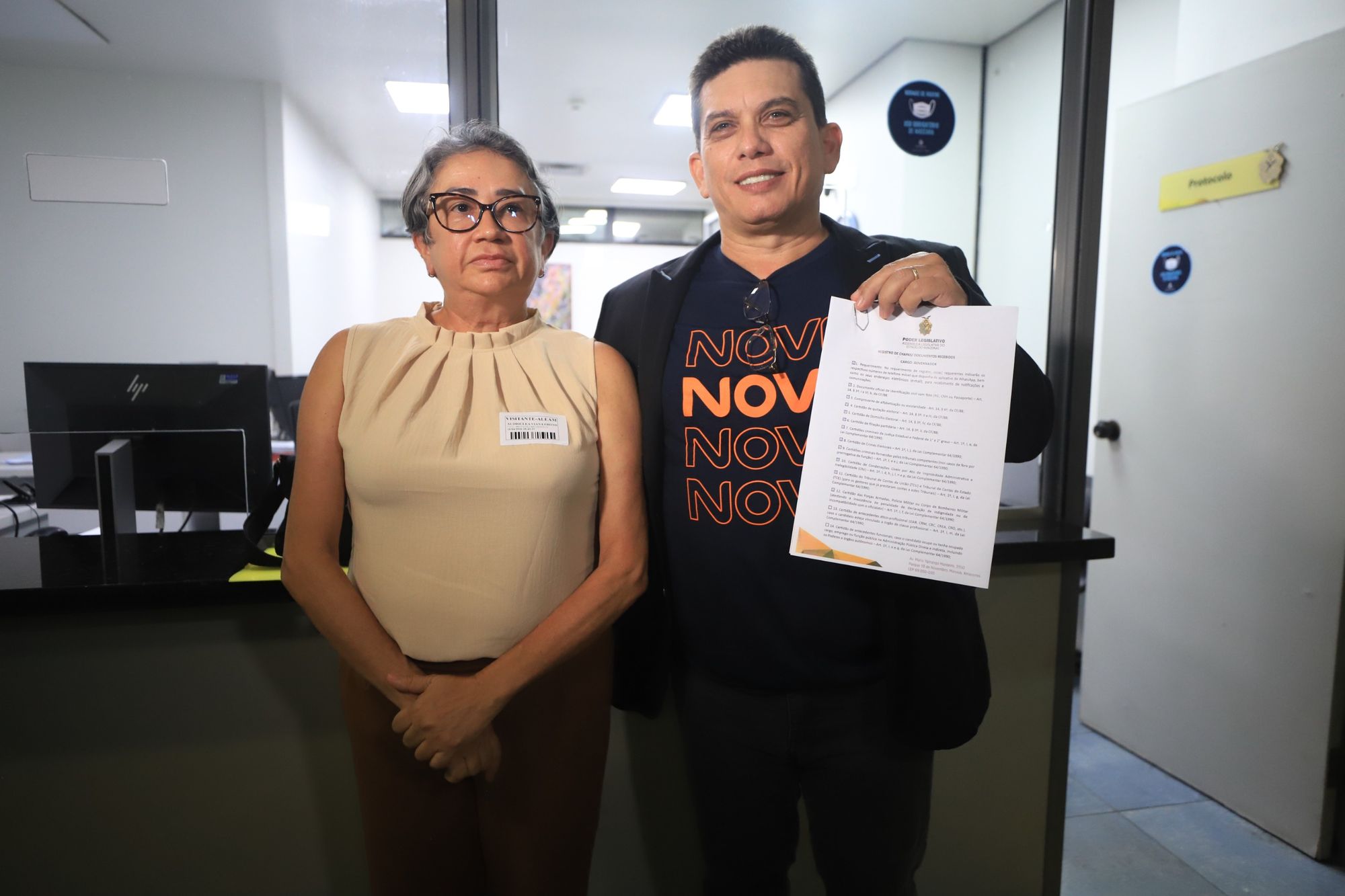 Quarta chapa é registrada para eleição indireta ao governo do Amazonas