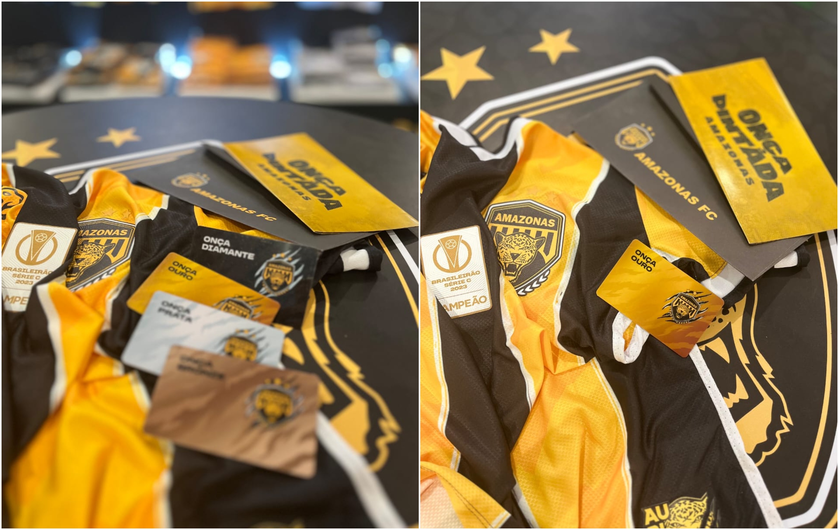 Torcedores do Amazonas FC vão poder comprar produtos exclusivos do time, em stand no shopping