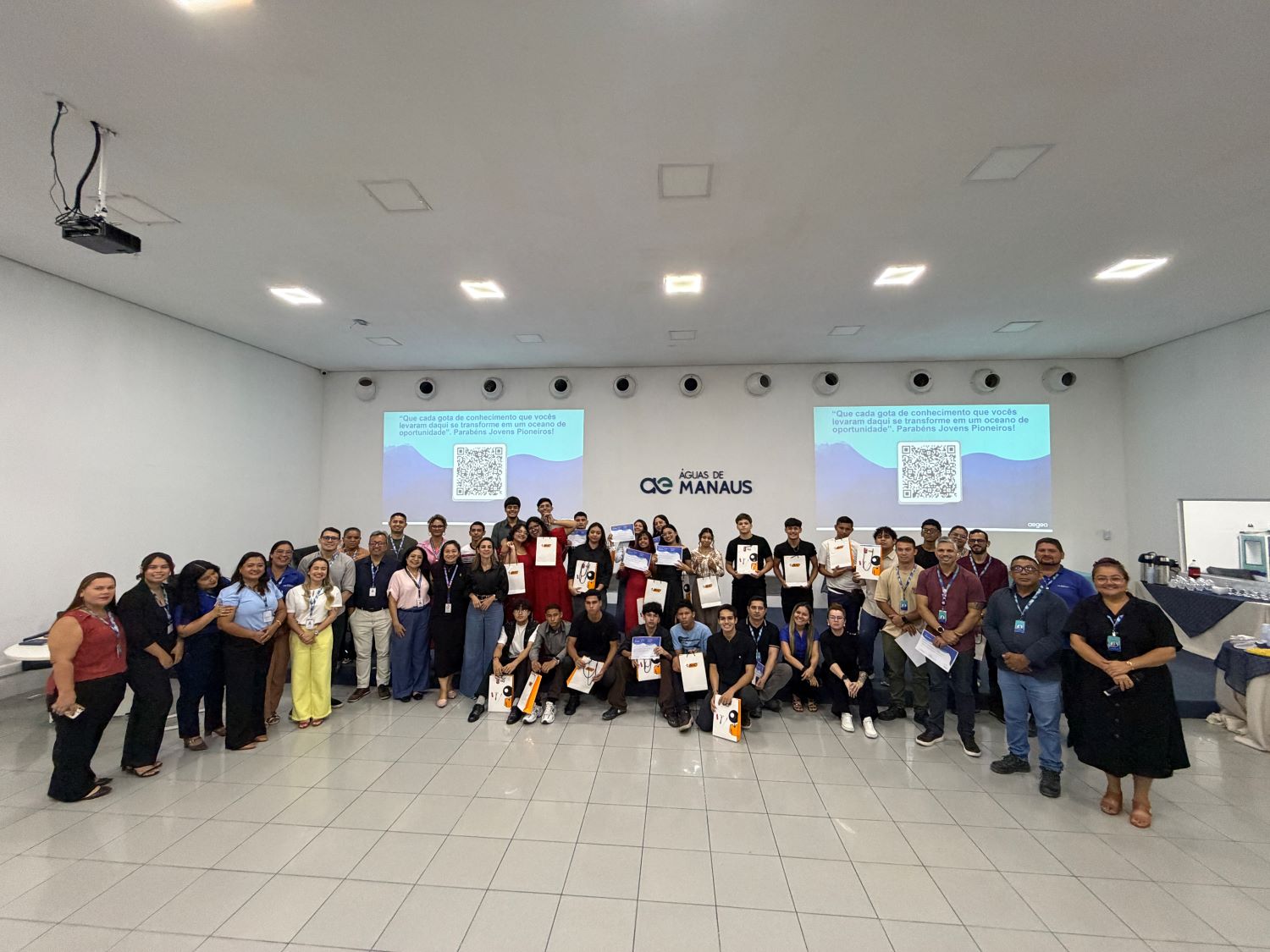 Estudantes de Manaus criam solução para reaproveitamento de água da máquina de lavar