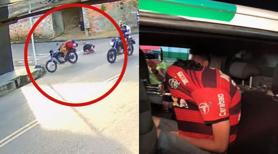 Vídeos: Suspeito de assassinar pai e filho em Manaus é preso