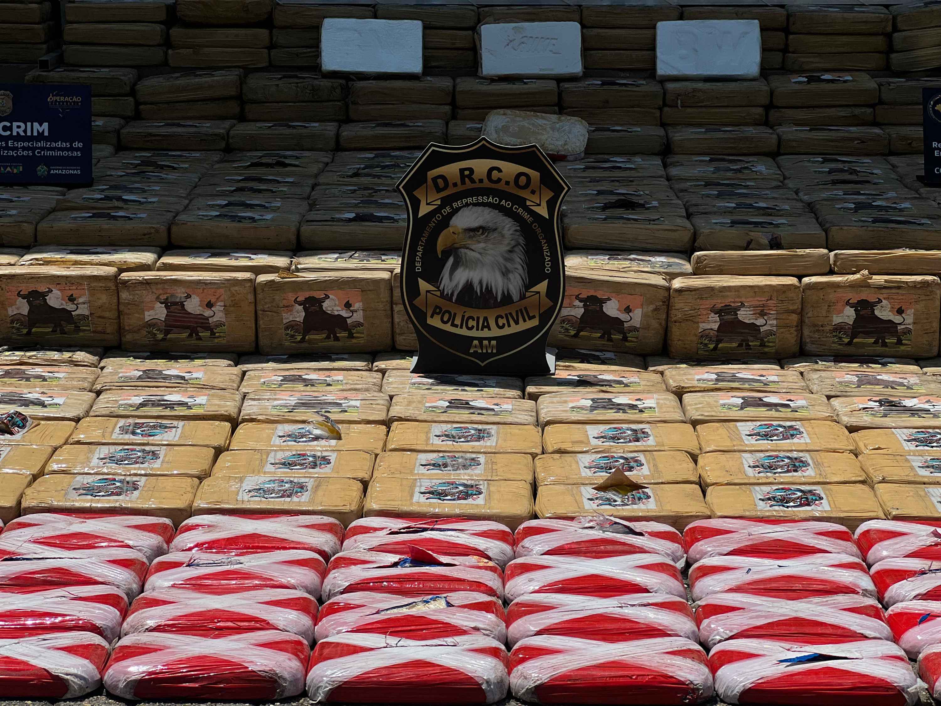 Vídeo: Motorista é preso com 700 kg de cocaína dentro de caminhão em Manaus