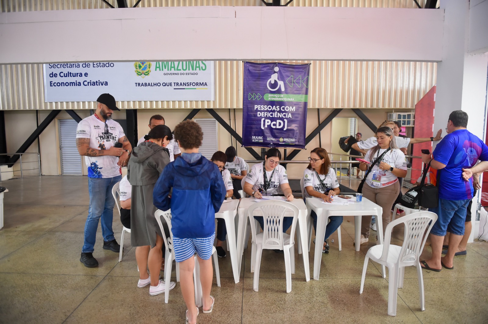SEPcD inicia entrega de credenciais para o Espaço Acessível no 59º Festival de Parintins