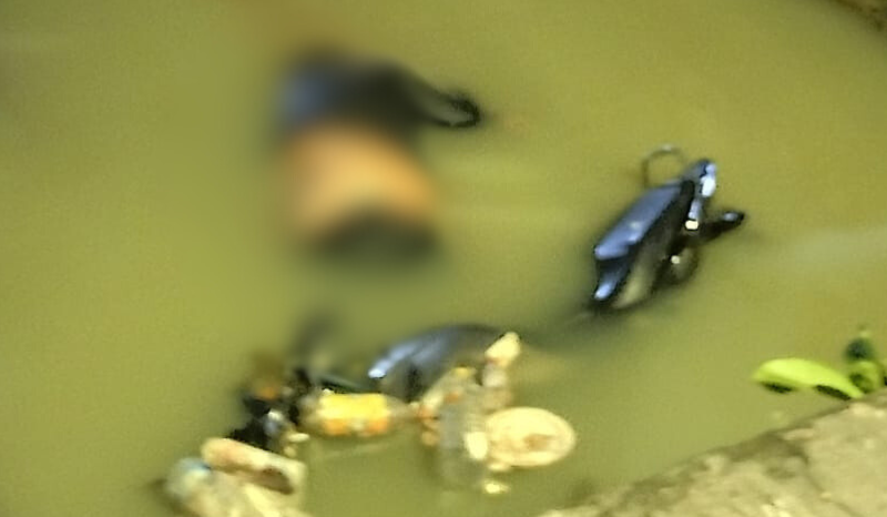 Vídeo: 'Mexicano' cai em igarapé após ser perseguido e executado em Manaus